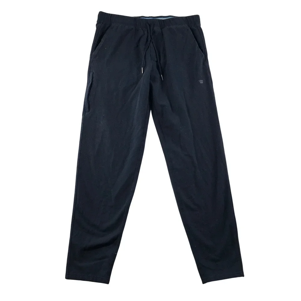 Mack Weldon Ace Sweatpants Mens Medium Tall Navy Blue Cotton Blend Joggers